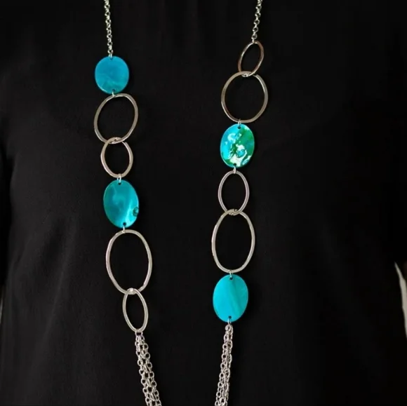 paparazzi Jewelry Paparazzi Kaleidoscope Coasts Blue Necklace